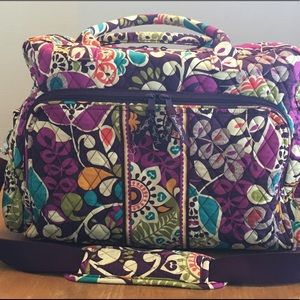 Vera Bradley Weekender in Plum Crazy
